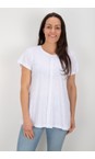 Foil White  Frill Factor Plain Tee  