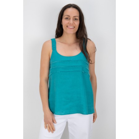 Foil In To The Fray Aquatic Tank - Blue