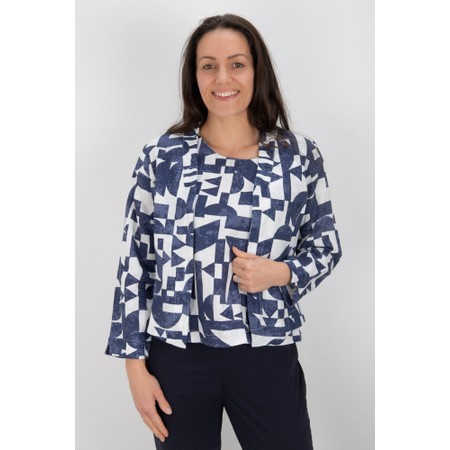 Foil Gather Together Best Angle Short Jacket - Black