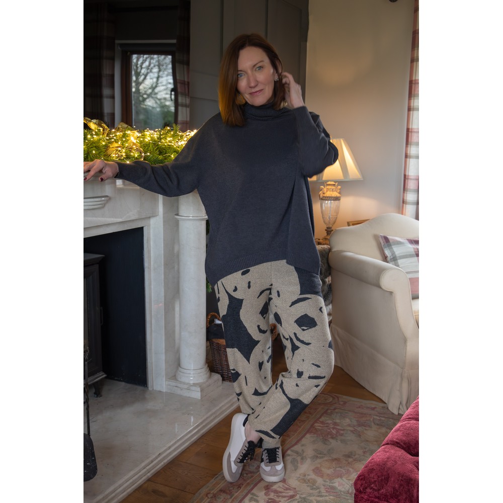 NOEN Circles Bubble Trouser Grey / Sand 98