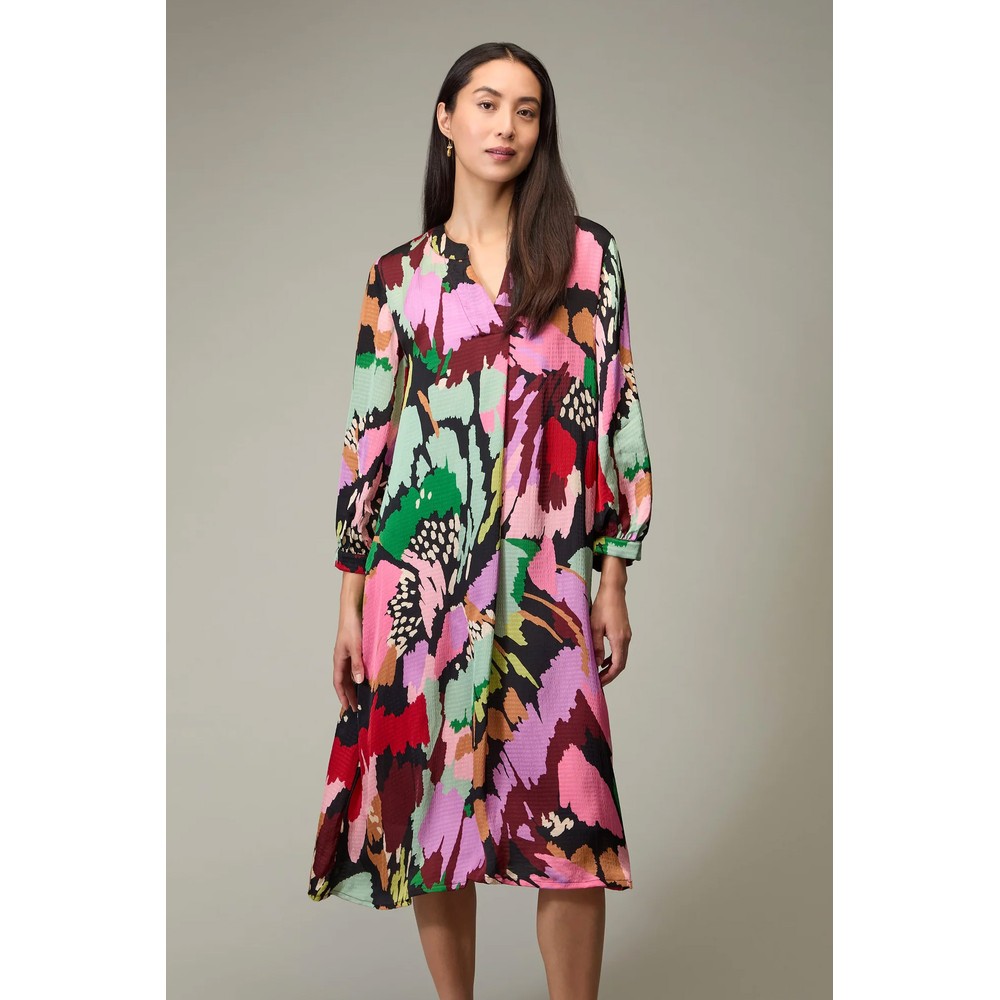 Sahara Floral Collage Print Dress Multi