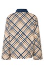 Masai Clothing Ensign Blue MaTovion Quilted Print Coat  
