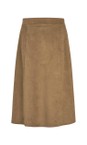 Masai Clothing Otter MaSynnora Faux Suede Skirt  