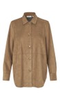 Masai Clothing Otter MaIvethra Faux Suede Shirt  