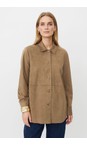 Masai Clothing Otter MaIvethra Faux Suede Shirt  