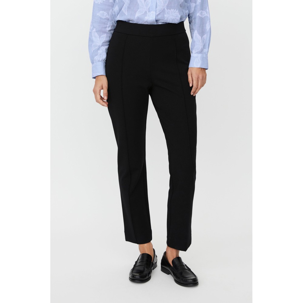 Masai Clothing MaPolyanna Black Ponto Di Roma Leggings Black 