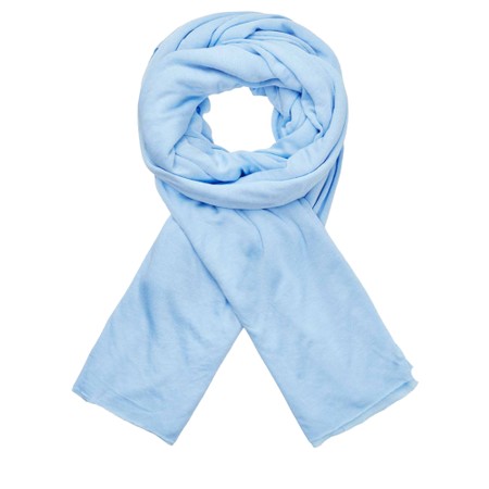 Masai Clothing MaAmega Solid Placid Blue Jersey Scarf - Blue