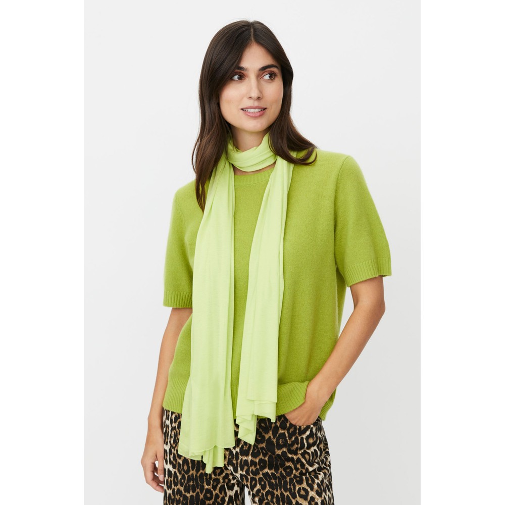Masai Clothing MaAmega Solid Chartreuse Jersey Scarf Chartreuse