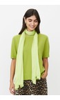 Masai Clothing Chartreuse MaAmega Solid Chartreuse Jersey Scarf  
