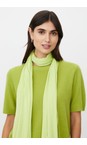 Masai Clothing Chartreuse MaAmega Solid Chartreuse Jersey Scarf  