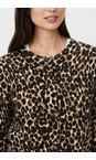Masai Clothing Incense MaLika Animal Print Cardigan  