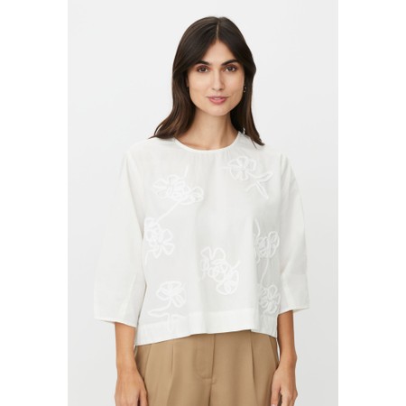 Masai Clothing MaDrenithra Embroidered Top - Black