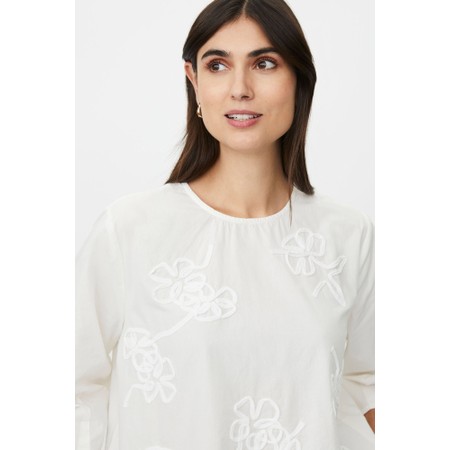 Masai Clothing MaDrenithra Embroidered Top - Black