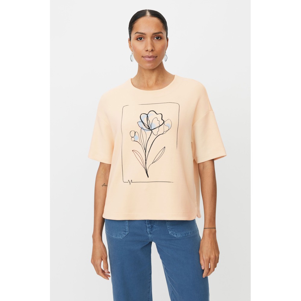 Masai Clothing MaDominan Print Top Fog