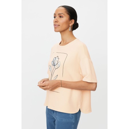 Masai Clothing MaDominan Print Top - Grey