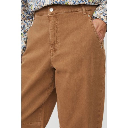 Masai Clothing MaPovienne Barrel Leg Denim Trouser - Otter