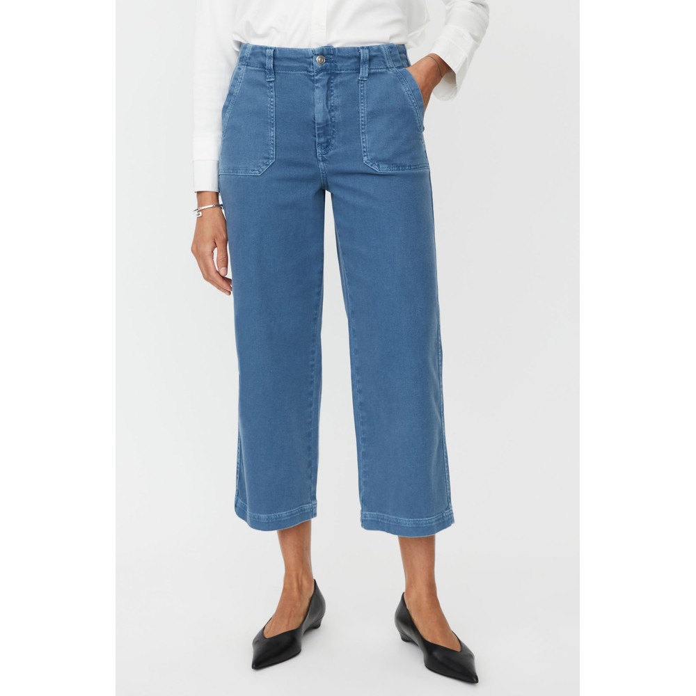 Masai Clothing MaPalisse Ensign Blue Cropped Trouser Ensign Blue