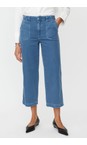 Masai Clothing Ensign Blue MaPalisse Ensign Blue Cropped Trouser  