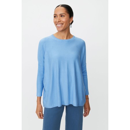 Masai Clothing MaFanasi Placid Blue Knit Jumper - Blue