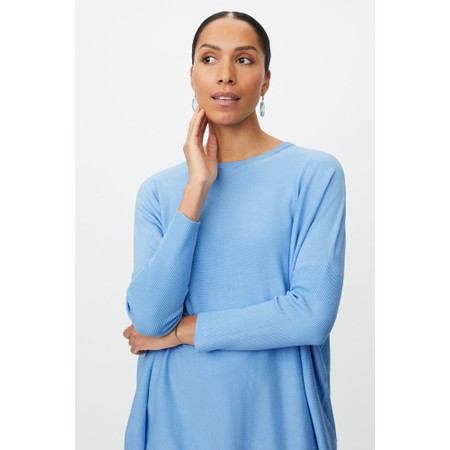 Masai Clothing MaFanasi Placid Blue Knit Jumper - Blue