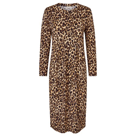 Masai Clothing MaNamo Incense Animal Print Dress - Brown