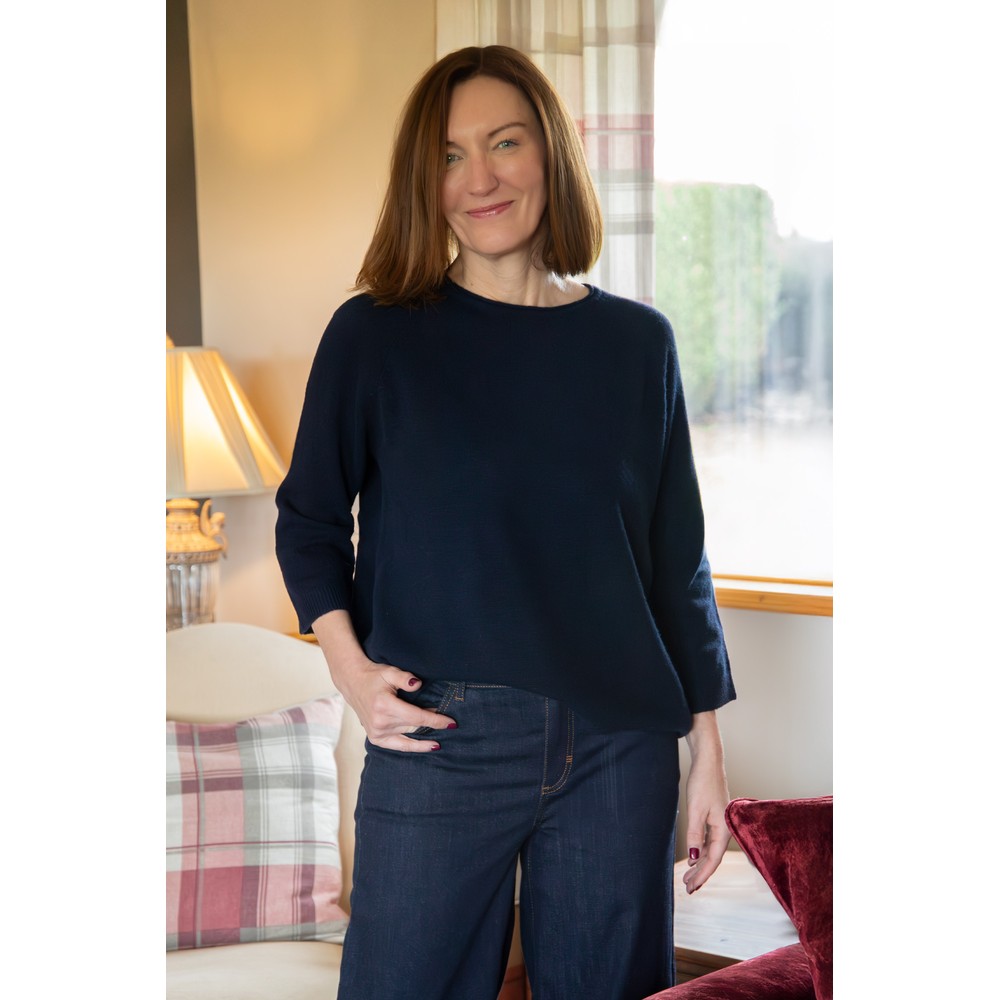 Masai Clothing MaFabizia Navy Blazer Top Navy Blazer