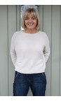 Amazing Woman Ivory Jodie Ivory Front Pocket Supersoft Knit Jumper  