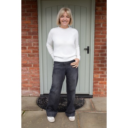 Robell Debby Black Parallel Jean - Black