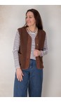 Amazing Woman Dark Chocolate Teddy Borg Dark Chocolate Fleece Gilet  