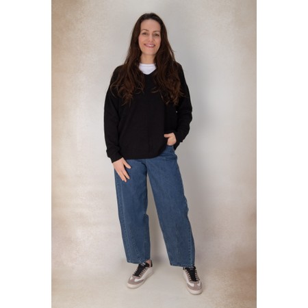 NOEN Blue Barrel Leg Jean - Blue