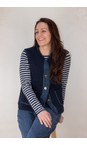Amazing Woman Dark Navy Teddy Borg Dark Navy Fleece Gilet  