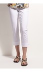Foil White  Fuss Free White 7/8 Trapeze Trouser  