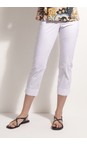 Foil White  Fuss Free White 7/8 Trapeze Trouser  