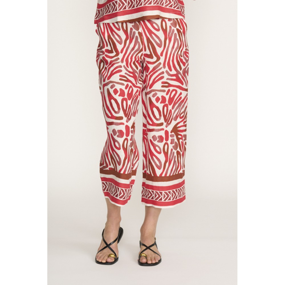 Foil It's Only Natural Prowl Linen Print Pant Prowl
