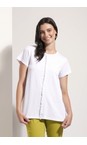 Foil White  Frill Factor Plain Tee  