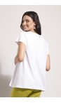 Foil White  Frill Factor Plain Tee  