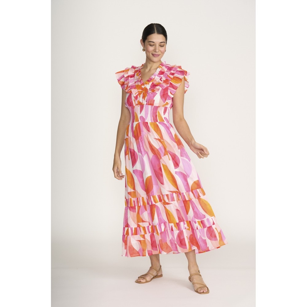 Foil Best Odds Feeling Peachy Dress Feeling Peachy