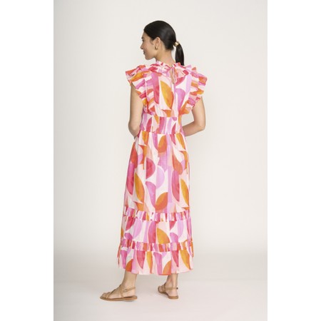 Foil Best Odds Feeling Peachy Dress - Orange