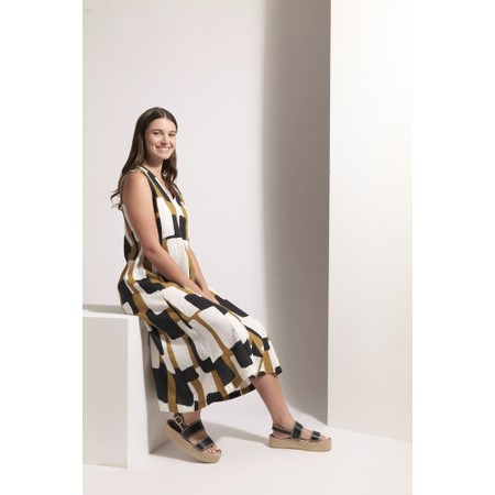 Foil Generosity Art Box Dress - Multicoloured