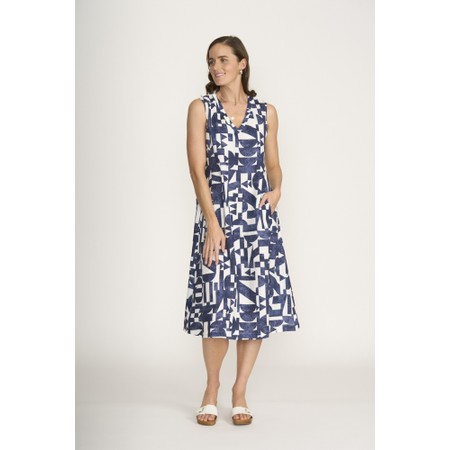 Foil Generosity Best Angle Dress - Black