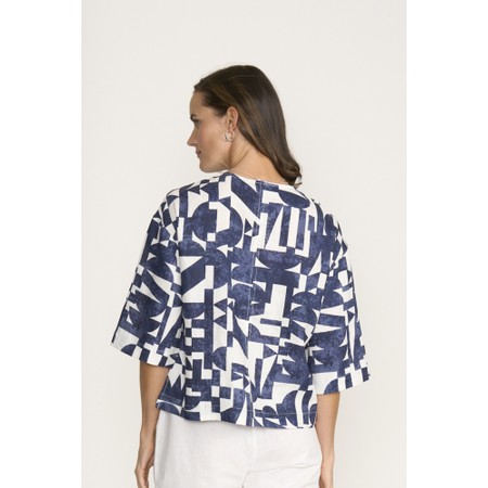 Foil Looking Sharp Best Angle Top - Black