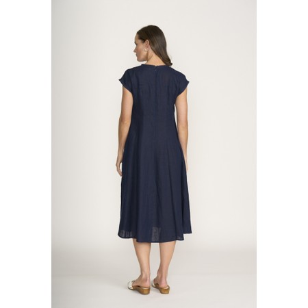 Foil Festival Eclipse Event Dress - Blue