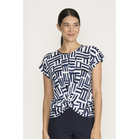 Foil Do The Twist Block And Roll Top - Black