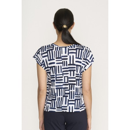 Foil Do The Twist Block And Roll Top - Black