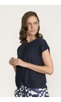 Foil True Navy Do The Twist True Navy Top  