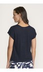 Foil True Navy Do The Twist True Navy Top  