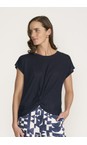 Foil True Navy Do The Twist True Navy Top  