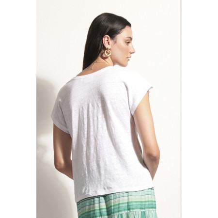 Foil Do The Twist White Top - White