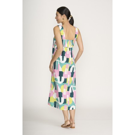 Foil Sunseeker Spectrum Dress - Metallic