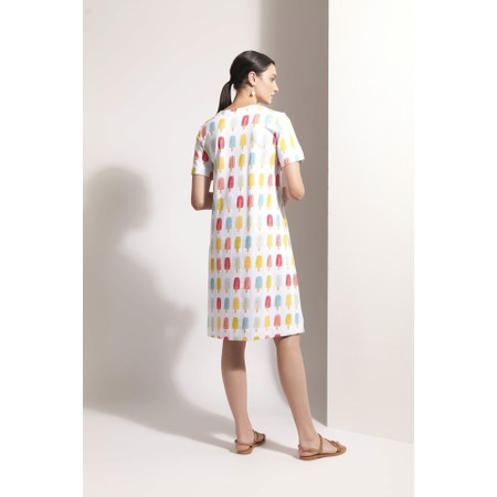 Foil Here Comes Summer Dress - Blue